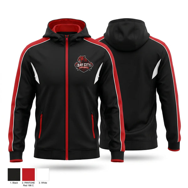Windbreaker, Bay City Panthers, Softball, Teamtime, Team time, sublimation, custom sports apparel, team uniforms, spirit wear, spiritwear, sports uniforms, custom shirts, team store, custom team store, fundraiser sports, apparel fundraiser