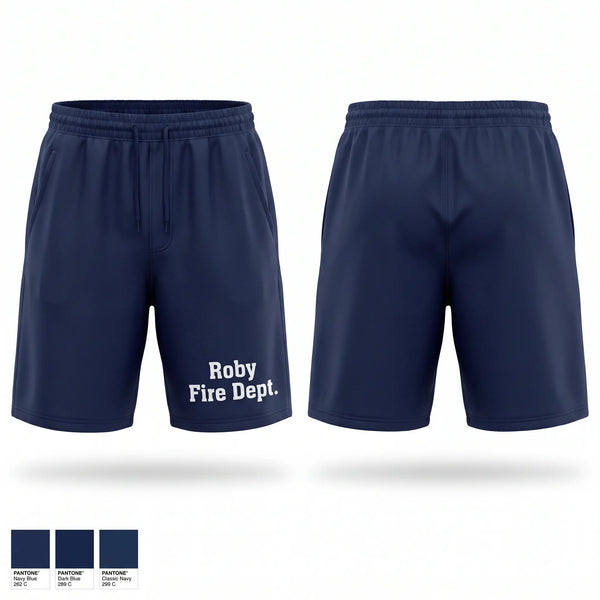 Athletic Shorts With Pockets, Roby Fire Dept, Fire Department, Teamtime, Team time, sublimation, custom sports apparel, team uniforms, spirit wear, spiritwear, sports uniforms, custom shirts, team store, custom team store, fundraiser sports, apparel fundraiser