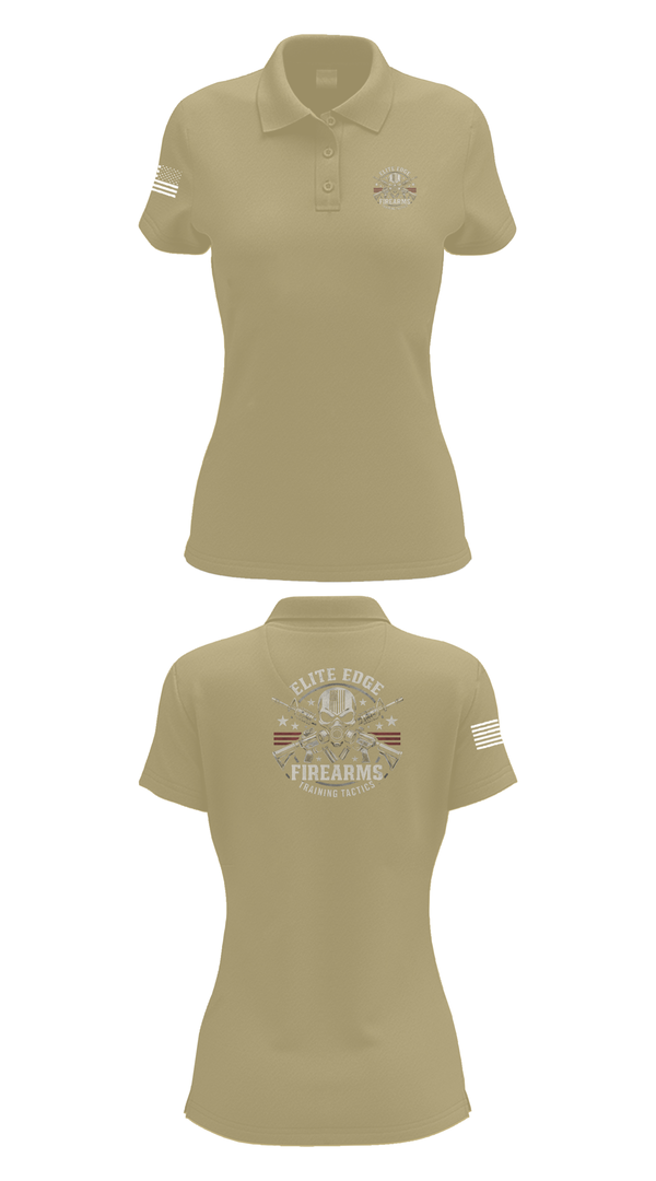 Womens Short Sleeve Performance Polo, Elite edge firearms, , Teamtime, Team time, sublimation, custom sports apparel, team uniforms, spirit wear, spiritwear, sports uniforms, custom shirts, team store, custom team store, fundraiser sports, apparel fundraiser