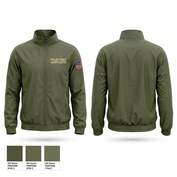 Windbreaker, Phillips County Sheriff's Office, Police, Teamtime, Team time, sublimation, custom sports apparel, team uniforms, spirit wear, spiritwear, sports uniforms, custom shirts, team store, custom team store, fundraiser sports, apparel fundraiser