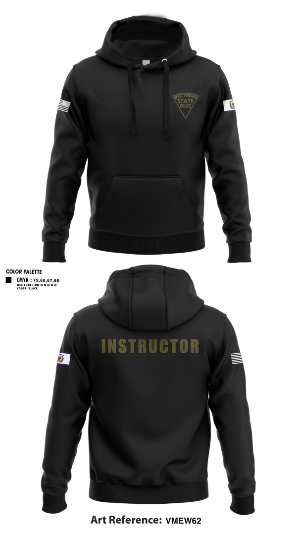 Hoodie, State Police, Police, Teamtime, Team time, sublimation, custom sports apparel, team uniforms, spirit wear, spiritwear, sports uniforms, custom shirts, team store, custom team store, fundraiser sports, apparel fundraiser