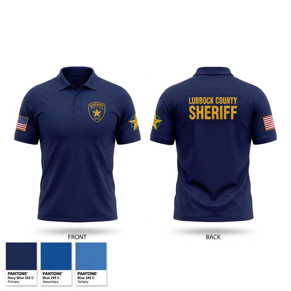 Short Sleeve Performance Polo, Lubbock County Sheriff’s Office, Police, Teamtime, Team time, sublimation, custom sports apparel, team uniforms, spirit wear, spiritwear, sports uniforms, custom shirts, team store, custom team store, fundraiser sports, apparel fundraiser