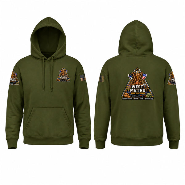 Hoodie, West Metro Drug Task Force, Police, Teamtime, Team time, sublimation, custom sports apparel, team uniforms, spirit wear, spiritwear, sports uniforms, custom shirts, team store, custom team store, fundraiser sports, apparel fundraiser