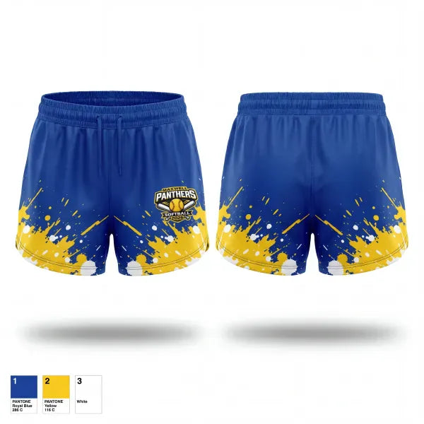 Womens Shorts, Maxwell Panthers, Softball, Teamtime, Team time, sublimation, custom sports apparel, team uniforms, spirit wear, spiritwear, sports uniforms, custom shirts, team store, custom team store, fundraiser sports, apparel fundraiser
