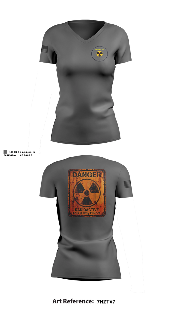 Womens Short Sleeve Vneck Shirt, PHX NUC MED, Air Force, Teamtime, Team time, sublimation, custom sports apparel, team uniforms, spirit wear, spiritwear, sports uniforms, custom shirts, team store, custom team store, fundraiser sports, apparel fundraiser