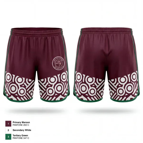Womens Shorts, Lady Ricebirds, Women's Basketball, Teamtime, Team time, sublimation, custom sports apparel, team uniforms, spirit wear, spiritwear, sports uniforms, custom shirts, team store, custom team store, fundraiser sports, apparel fundraiser