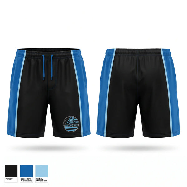 Athletic Shorts With Pockets, J&P Pools, , Teamtime, Team time, sublimation, custom sports apparel, team uniforms, spirit wear, spiritwear, sports uniforms, custom shirts, team store, custom team store, fundraiser sports, apparel fundraiser