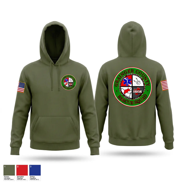 Hoodie, Grainger County Rescue Squad, EMS/EMT, Teamtime, Team time, sublimation, custom sports apparel, team uniforms, spirit wear, spiritwear, sports uniforms, custom shirts, team store, custom team store, fundraiser sports, apparel fundraiser