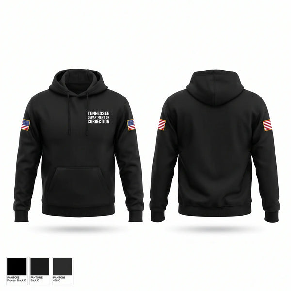 Hoodie, Tennessee department of correction, Police, Teamtime, Team time, sublimation, custom sports apparel, team uniforms, spirit wear, spiritwear, sports uniforms, custom shirts, team store, custom team store, fundraiser sports, apparel fundraiser