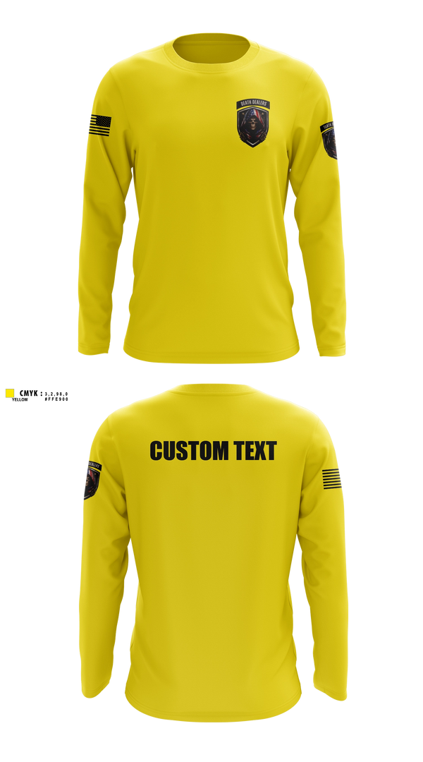 Long Sleeve Performance Shirt, Death DealersDeath Dealers Airsoft, Spirit Store, Teamtime, Team time, sublimation, custom sports apparel, team uniforms, spirit wear, spiritwear, sports uniforms, custom shirts, team store, custom team store, fundraiser sports, apparel fundraiser