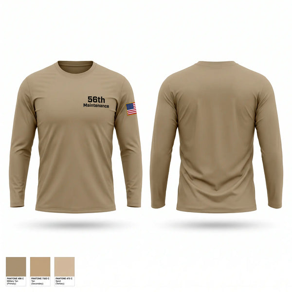 Long Sleeve Performance Shirt, 56th Maintenance, Army, Teamtime, Team time, sublimation, custom sports apparel, team uniforms, spirit wear, spiritwear, sports uniforms, custom shirts, team store, custom team store, fundraiser sports, apparel fundraiser