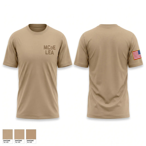 Old School Cotton Feel Shirt, MCoE LEA, Army, Teamtime, Team time, sublimation, custom sports apparel, team uniforms, spirit wear, spiritwear, sports uniforms, custom shirts, team store, custom team store, fundraiser sports, apparel fundraiser