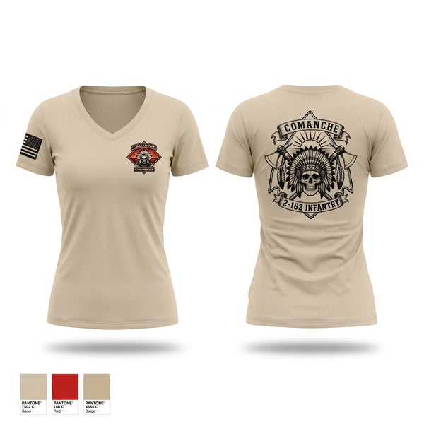 Womens Short Sleeve Vneck Shirt, 2-162 IN, Army, Teamtime, Team time, sublimation, custom sports apparel, team uniforms, spirit wear, spiritwear, sports uniforms, custom shirts, team store, custom team store, fundraiser sports, apparel fundraiser
