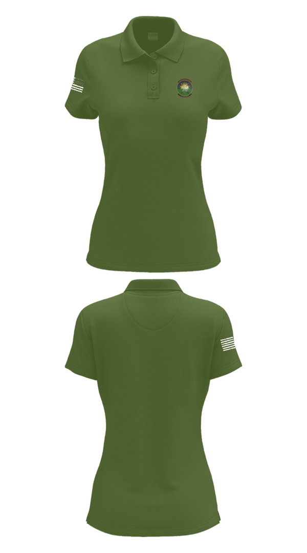 Women's Short Sleeve Performance Polo, 4th EMS, Air Force, Teamtime, Team time, sublimation, custom sports apparel, team uniforms, spirit wear, spiritwear, sports uniforms, custom shirts, team store, custom team store, fundraiser sports, apparel fundraiser
