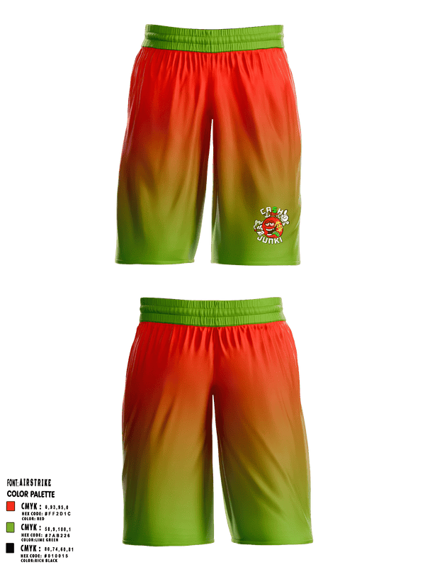Mens Basketball Shorts, Cash Junkies Elites, Men's Basketball, Teamtime, Team time, sublimation, custom sports apparel, team uniforms, spirit wear, spiritwear, sports uniforms, custom shirts, team store, custom team store, fundraiser sports, apparel fundraiser