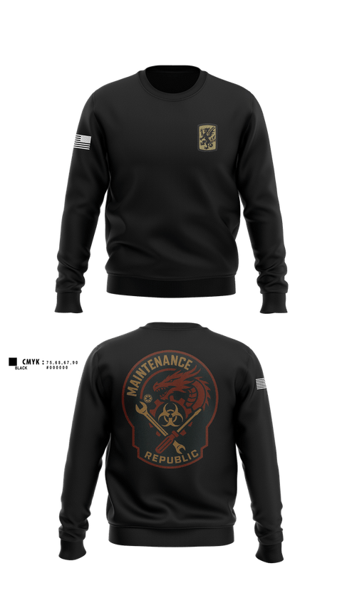 Crew Neck Sweatshirt, 411Th CBRN, Army, Teamtime, Team time, sublimation, custom sports apparel, team uniforms, spirit wear, spiritwear, sports uniforms, custom shirts, team store, custom team store, fundraiser sports, apparel fundraiser