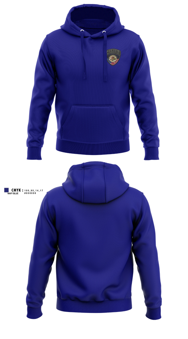 Hoodie, Manhattan PD, Police, Teamtime, Team time, sublimation, custom sports apparel, team uniforms, spirit wear, spiritwear, sports uniforms, custom shirts, team store, custom team store, fundraiser sports, apparel fundraiser