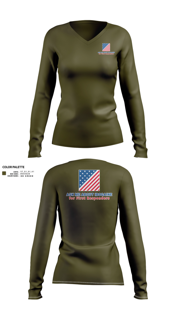 Womens Long Sleeve Vneck Shirt, 343, Police, Teamtime, Team time, sublimation, custom sports apparel, team uniforms, spirit wear, spiritwear, sports uniforms, custom shirts, team store, custom team store, fundraiser sports, apparel fundraiser