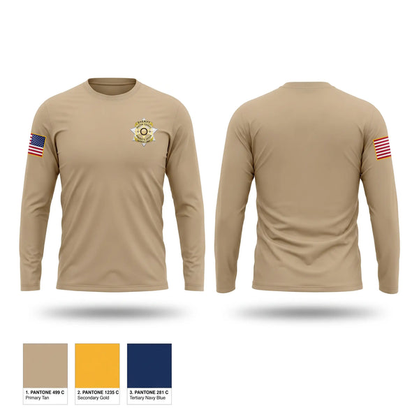 Long Sleeve Performance Shirt, FULTON COUNTY SHERIFF, Police, Teamtime, Team time, sublimation, custom sports apparel, team uniforms, spirit wear, spiritwear, sports uniforms, custom shirts, team store, custom team store, fundraiser sports, apparel fundraiser