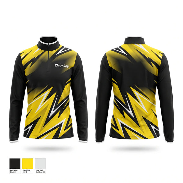 Quarter Zip Jacket, Cherokee, Cross Country, Teamtime, Team time, sublimation, custom sports apparel, team uniforms, spirit wear, spiritwear, sports uniforms, custom shirts, team store, custom team store, fundraiser sports, apparel fundraiser