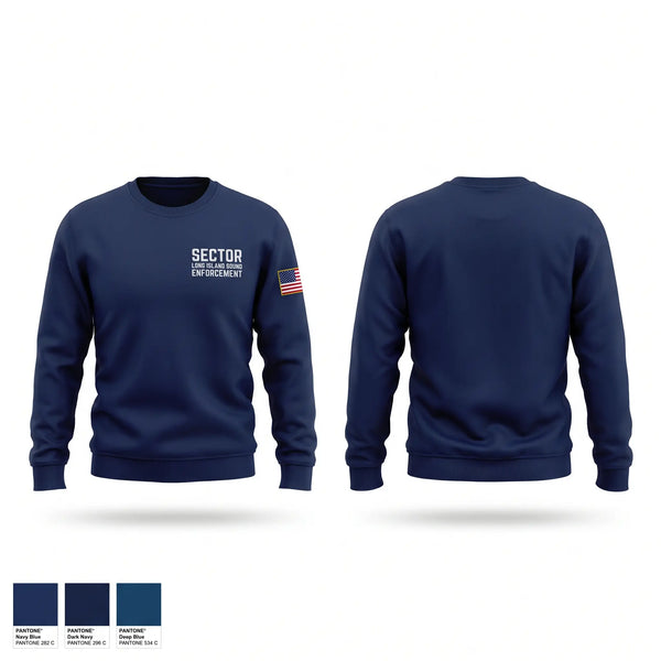 Crew Neck Sweatshirt, Sector Long Island Sound Enforcement, Coast Guard, Teamtime, Team time, sublimation, custom sports apparel, team uniforms, spirit wear, spiritwear, sports uniforms, custom shirts, team store, custom team store, fundraiser sports, apparel fundraiser
