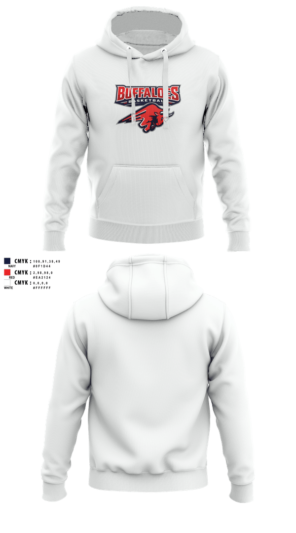 Hoodie, Illinois Buffaloes, Men's Basketball, Teamtime, Team time, sublimation, custom sports apparel, team uniforms, spirit wear, spiritwear, sports uniforms, custom shirts, team store, custom team store, fundraiser sports, apparel fundraiser