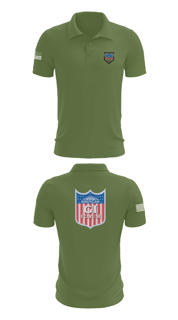 Short Sleeve Performance Polo, Agif board, Army, Teamtime, Team time, sublimation, custom sports apparel, team uniforms, spirit wear, spiritwear, sports uniforms, custom shirts, team store, custom team store, fundraiser sports, apparel fundraiser