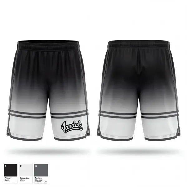 Athletic Shorts With Pockets, Midwest Vandals, Baseball, Teamtime, Team time, sublimation, custom sports apparel, team uniforms, spirit wear, spiritwear, sports uniforms, custom shirts, team store, custom team store, fundraiser sports, apparel fundraiser