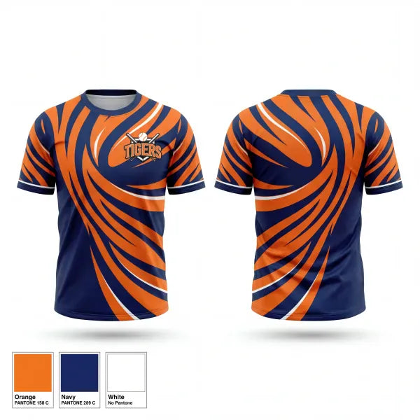 Old School Cotton Feel Shirt, Malone Tigers, Baseball, Teamtime, Team time, sublimation, custom sports apparel, team uniforms, spirit wear, spiritwear, sports uniforms, custom shirts, team store, custom team store, fundraiser sports, apparel fundraiser