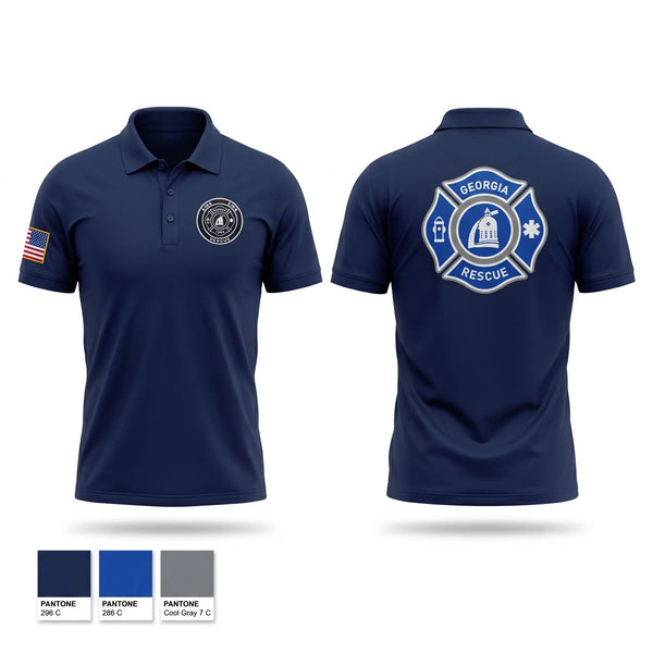 Short Sleeve Performance Polo, Meriwether county fire rescue, Fire Department, Teamtime, Team time, sublimation, custom sports apparel, team uniforms, spirit wear, spiritwear, sports uniforms, custom shirts, team store, custom team store, fundraiser sports, apparel fundraiser