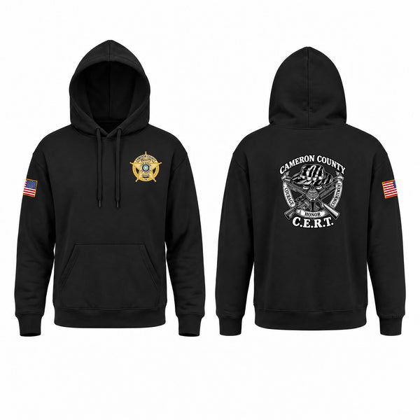 Hoodie, Cameron County Sheriff's Office CERT, Police, Teamtime, Team time, sublimation, custom sports apparel, team uniforms, spirit wear, spiritwear, sports uniforms, custom shirts, team store, custom team store, fundraiser sports, apparel fundraiser