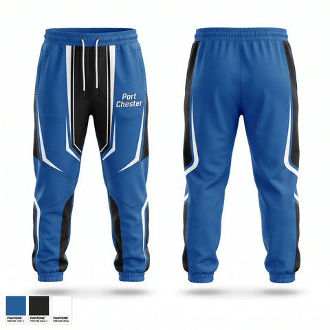 Sweatpants, Port Chester, Swimming, Teamtime, Team time, sublimation, custom sports apparel, team uniforms, spirit wear, spiritwear, sports uniforms, custom shirts, team store, custom team store, fundraiser sports, apparel fundraiser