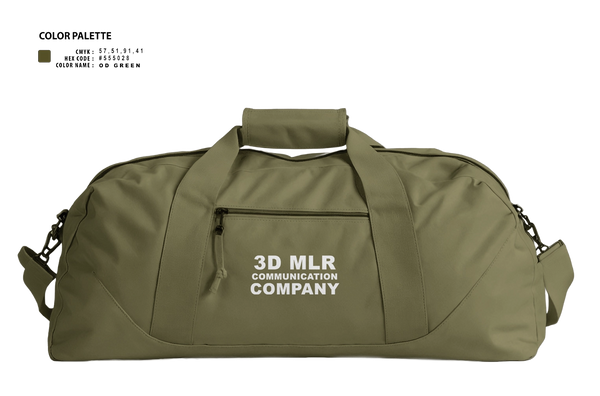 Duffle Bag, 3d MLR, Communication Company, Marines, Teamtime, Team time, sublimation, custom sports apparel, team uniforms, spirit wear, spiritwear, sports uniforms, custom shirts, team store, custom team store, fundraiser sports, apparel fundraiser
