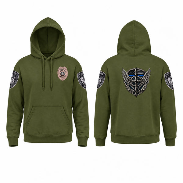 Hoodie, DeQuincy Police Department, Police, Teamtime, Team time, sublimation, custom sports apparel, team uniforms, spirit wear, spiritwear, sports uniforms, custom shirts, team store, custom team store, fundraiser sports, apparel fundraiser