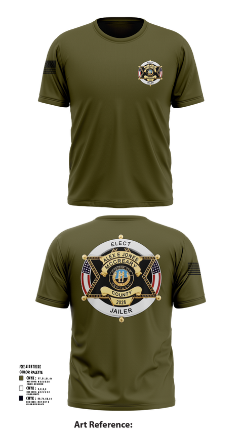 Short Sleeve Performance Shirt, Alex E. Jones for Jailer 2026, , Teamtime, Team time, sublimation, custom sports apparel, team uniforms, spirit wear, spiritwear, sports uniforms, custom shirts, team store, custom team store, fundraiser sports, apparel fundraiser