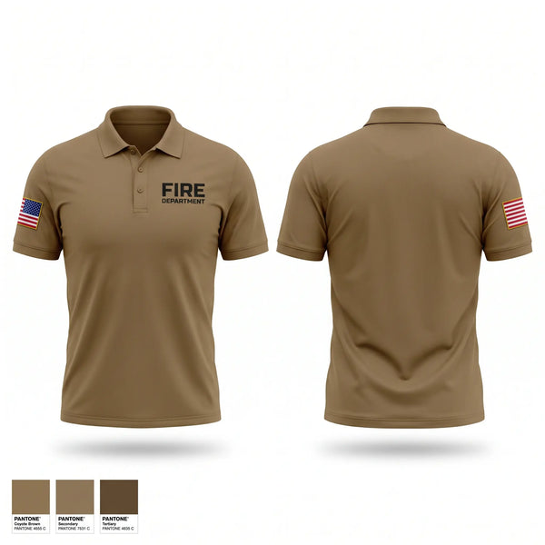 Short Sleeve Performance Polo, Fire department, Fire Department, Teamtime, Team time, sublimation, custom sports apparel, team uniforms, spirit wear, spiritwear, sports uniforms, custom shirts, team store, custom team store, fundraiser sports, apparel fundraiser