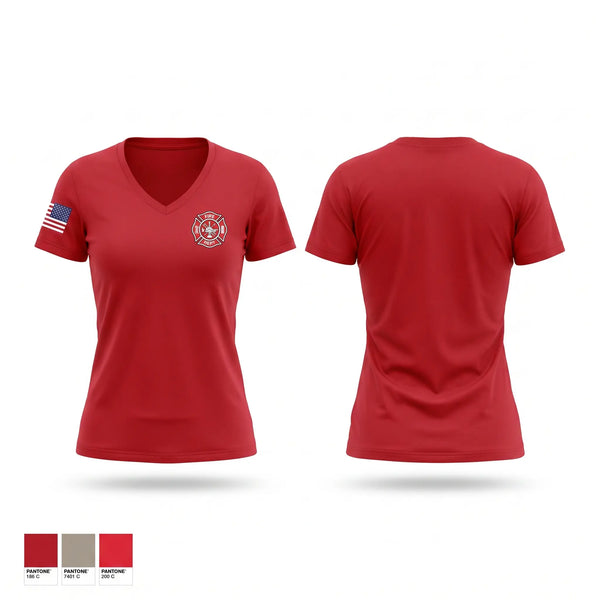 Womens Short Sleeve Vneck Shirt, 11th signal brigade 62nd esb-e, Army, Teamtime, Team time, sublimation, custom sports apparel, team uniforms, spirit wear, spiritwear, sports uniforms, custom shirts, team store, custom team store, fundraiser sports, apparel fundraiser