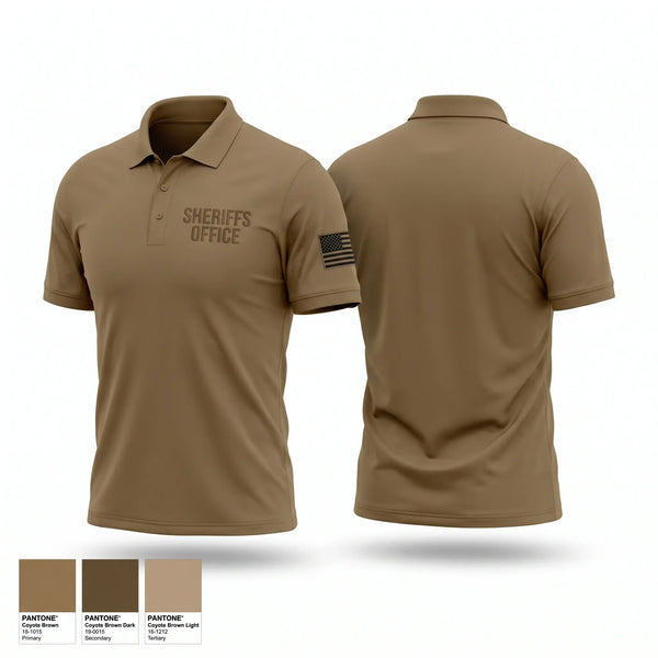 Short Sleeve Performance Polo, Sheriffs office, Police, Teamtime, Team time, sublimation, custom sports apparel, team uniforms, spirit wear, spiritwear, sports uniforms, custom shirts, team store, custom team store, fundraiser sports, apparel fundraiser