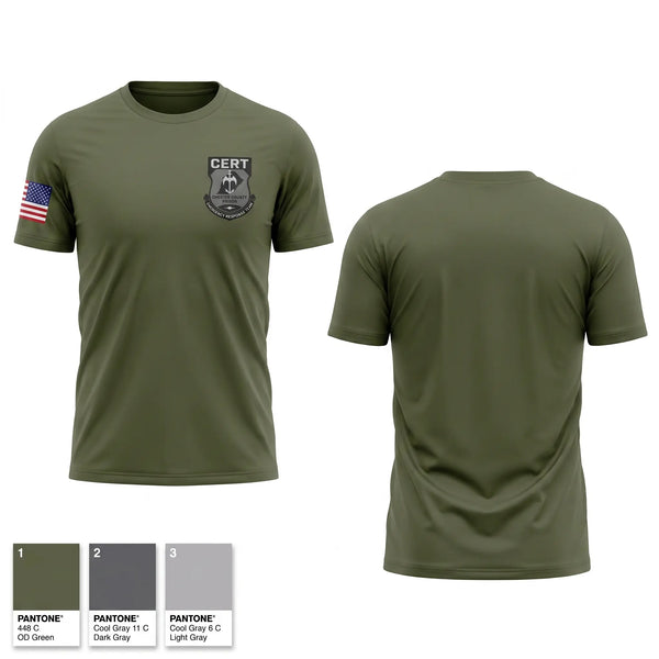 Short Sleeve Performance Shirt, Chester County Prison Emergency Response Team CERT, Police, Teamtime, Team time, sublimation, custom sports apparel, team uniforms, spirit wear, spiritwear, sports uniforms, custom shirts, team store, custom team store, fundraiser sports, apparel fundraiser