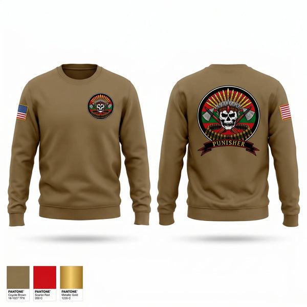 Crew Neck Sweatshirt, 1st Battalion 4th Infantry Regiment, Army, Teamtime, Team time, sublimation, custom sports apparel, team uniforms, spirit wear, spiritwear, sports uniforms, custom shirts, team store, custom team store, fundraiser sports, apparel fundraiser
