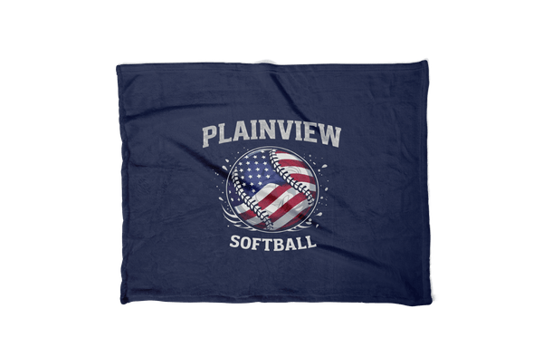 Blanket, Plainview Softball, Softball, Teamtime, Team time, sublimation, custom sports apparel, team uniforms, spirit wear, spiritwear, sports uniforms, custom shirts, team store, custom team store, fundraiser sports, apparel fundraiser