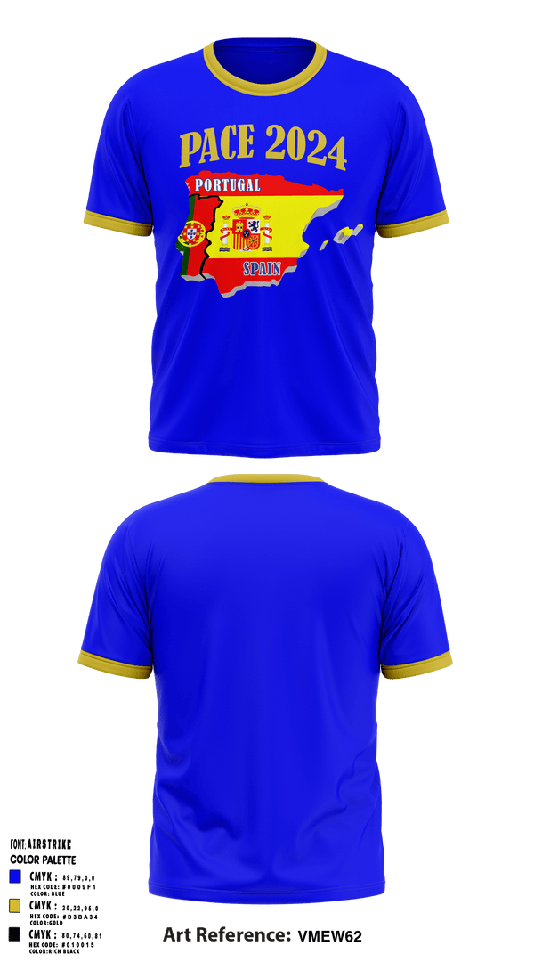 Pace Girls Track & Field 89547709 Short Sleeve Performance Shirt - 17