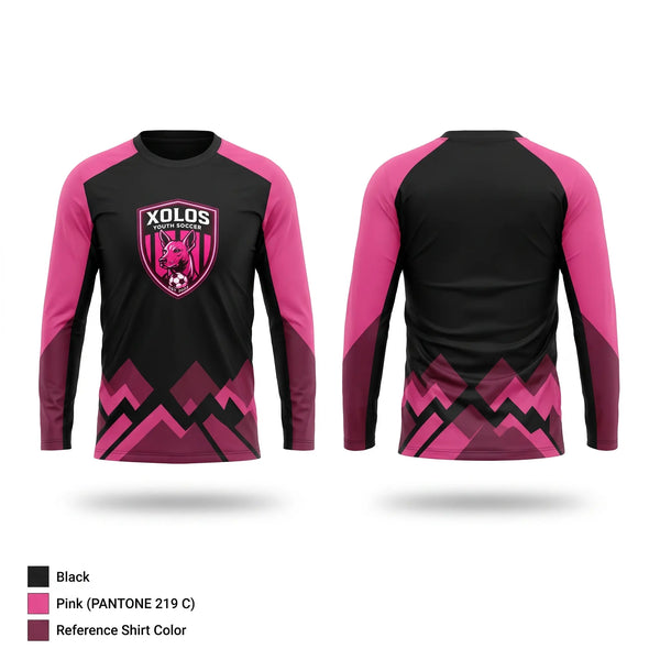 Long Sleeve Performance Shirt, Xolos, Men's Soccer, Teamtime, Team time, sublimation, custom sports apparel, team uniforms, spirit wear, spiritwear, sports uniforms, custom shirts, team store, custom team store, fundraiser sports, apparel fundraiser