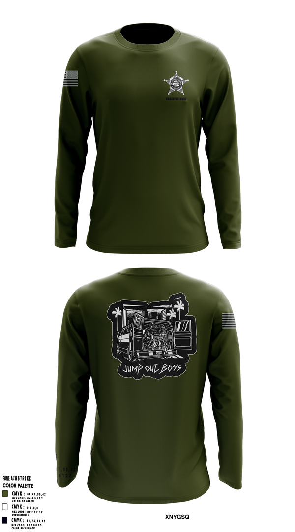 JCPD Fugitive Unit 24764007 Long Sleeve Performance Shirt - 2