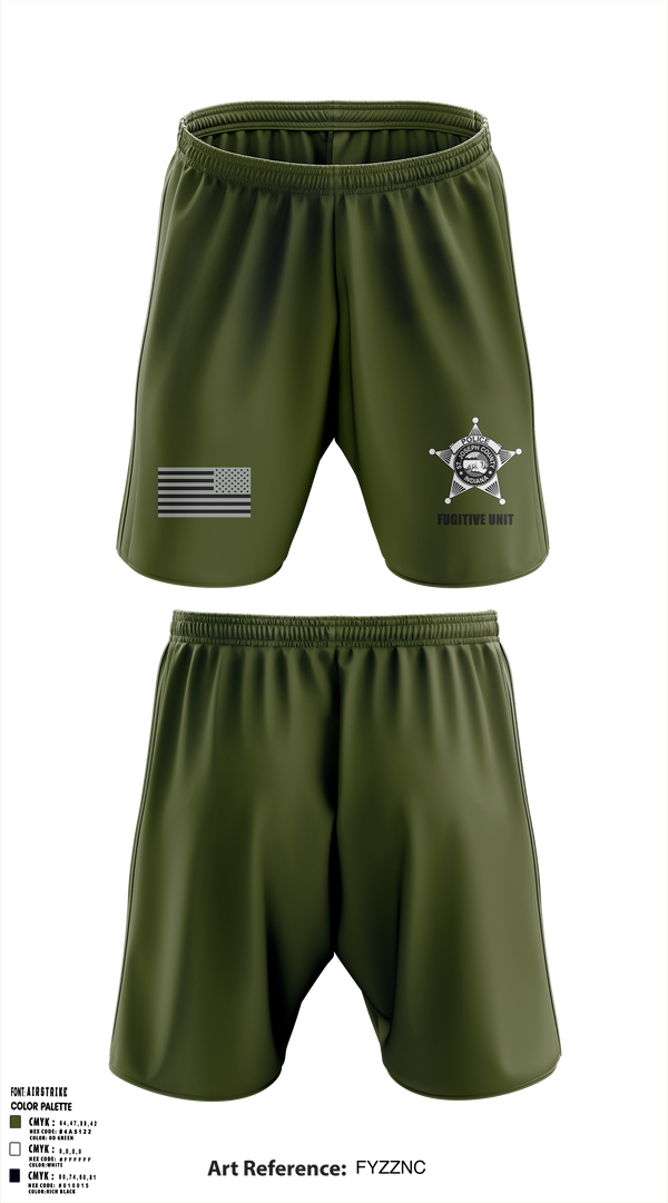 JCPD Fugitive Unit 24764007 Athletic Shorts With Pockets - 2