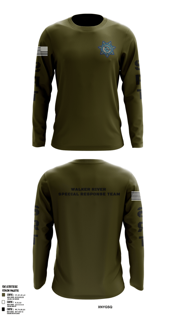 Walker river SRT 42723212 Long Sleeve Performance Shirt - 3
