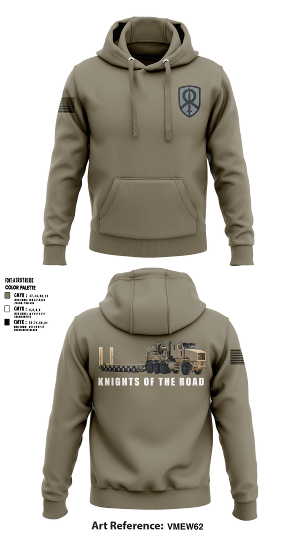 129th Heavy Transport Company 26902985 Hoodie - 2