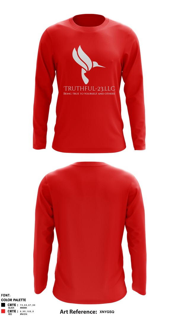 TRUTHFUL-23.LLC 37288792 Long Sleeve Performance Shirt - 4