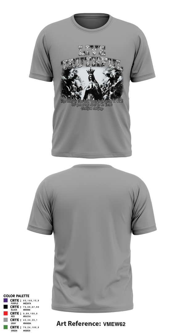 TRUTHFUL-23.LLC 37288792 Short Sleeve Performance Shirt -18