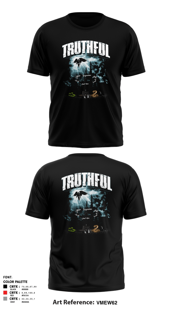 TRUTHFUL-23.LLC 37288792 Short Sleeve Performance Shirt -7